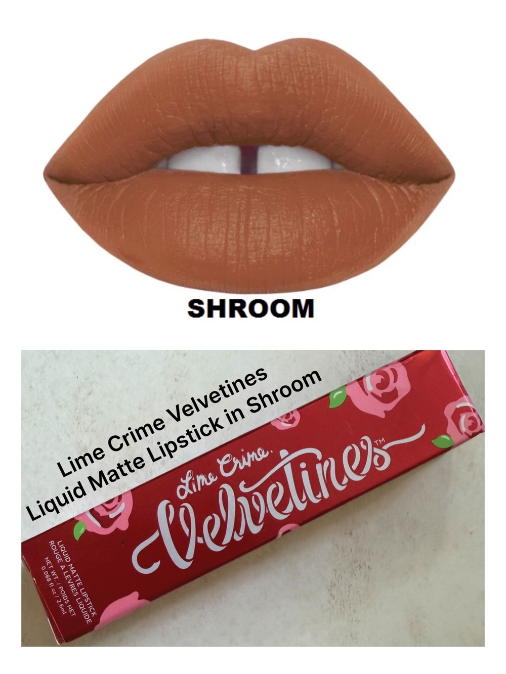 Lime Crime Velvetines Liquid Matte Lipstick — Shroom Brown